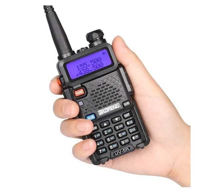 Радиостанция Baofeng, UV-5R-BF, С включен микрофон, Мощност 5W