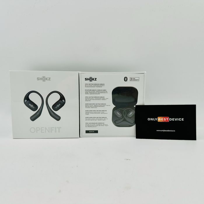 Casti Shokz OpenFit Black