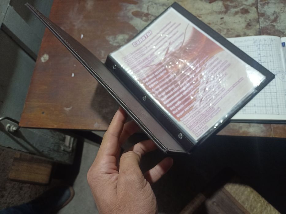 Kojali menu, menyu har xil turda