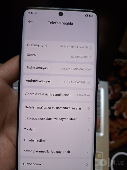 Redmi note 13 pro plus 8/256