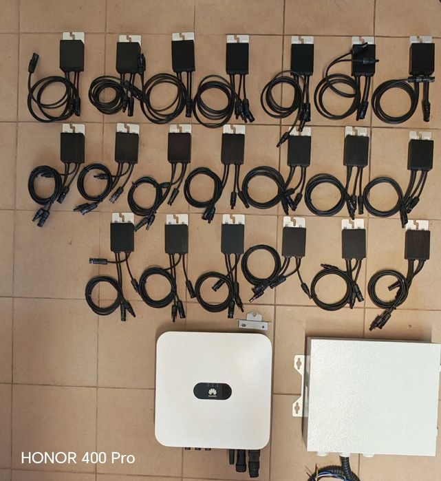 Invertor hibrid 6 KW Huawei, backup box B0, optimizatorul Huawei, smart meter