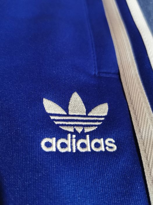 adidas sst track pants blue