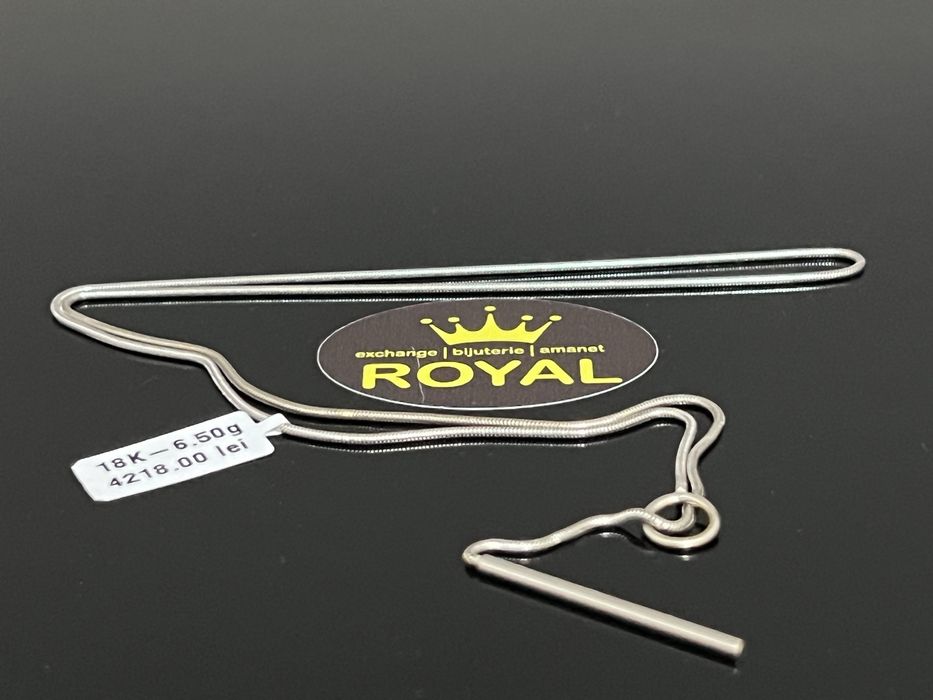 Bijuteria Royal CB : Lant dama aur alb 18k  6,50 grame