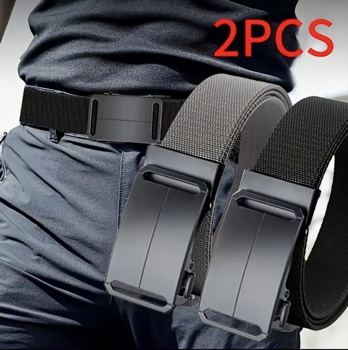 Тактически плетен колан,универсален с автоматична катарама -9%Промоция