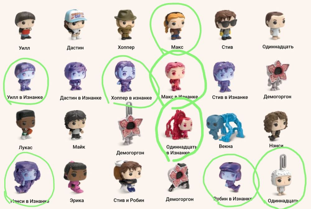 Фигурки ОСД Киндер | Обмен