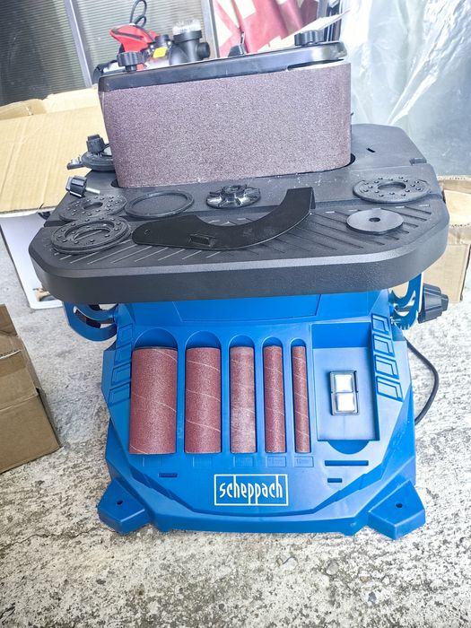 Лентов и Барабанен шлайф OSM600 / Scheppach / 450 W