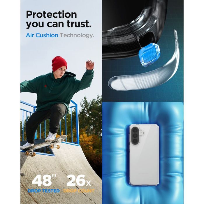 Прозрачен Силиконов Кейс Spigen Liquid Crystal за Galaxy A57 5G