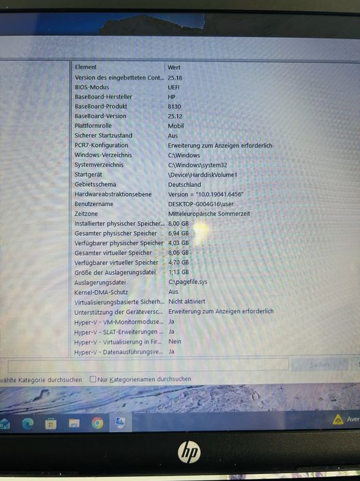 Laptop HP  17-p110ng
