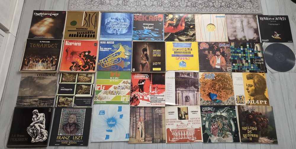 Colecție veche discuri vinil