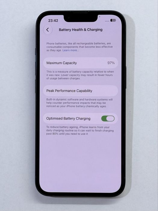 iPhone 14 Black 97% battery
