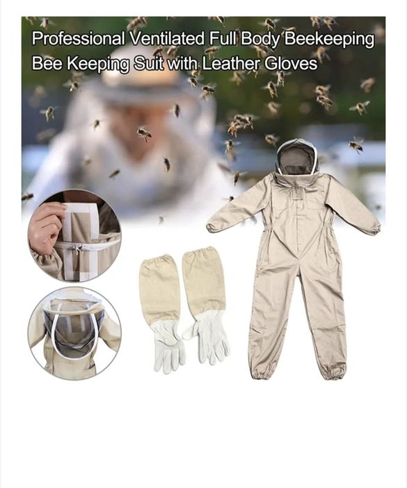 Costum apicol complet, unisex, bumbac poliester XL