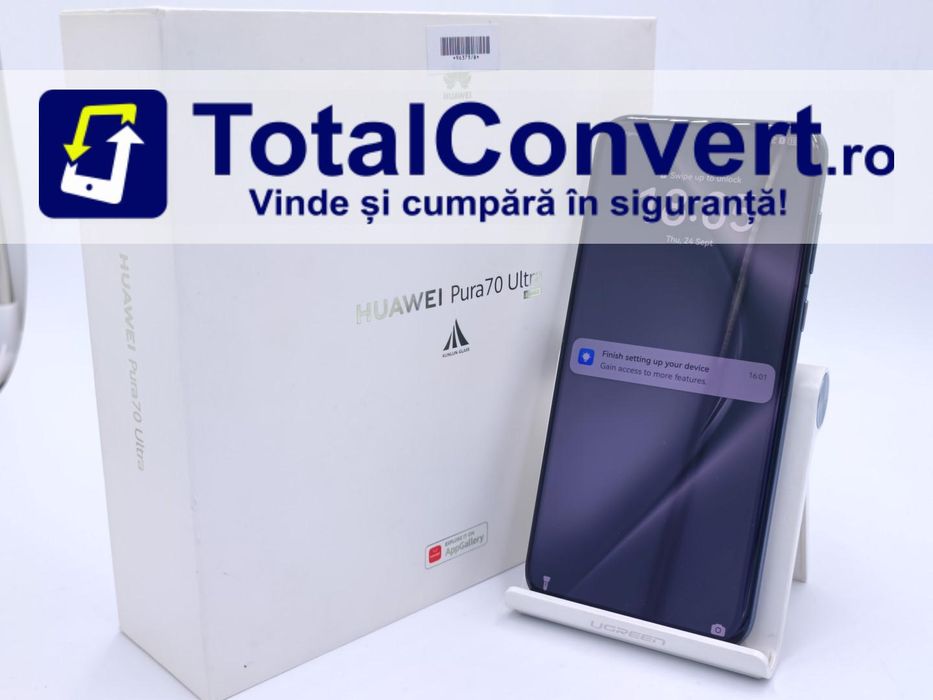 Huawei Pura 70 Ultra 1TB Black 16GB Dual, Garantie 24 luni | #D96375
