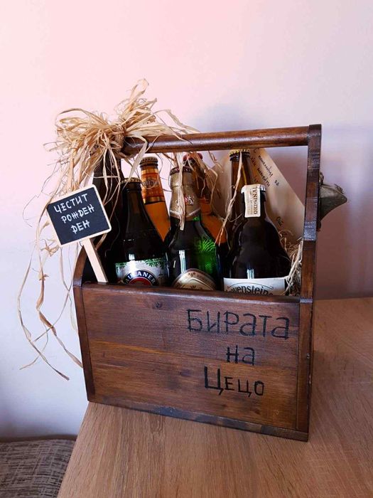 Декоративна щайга за бира