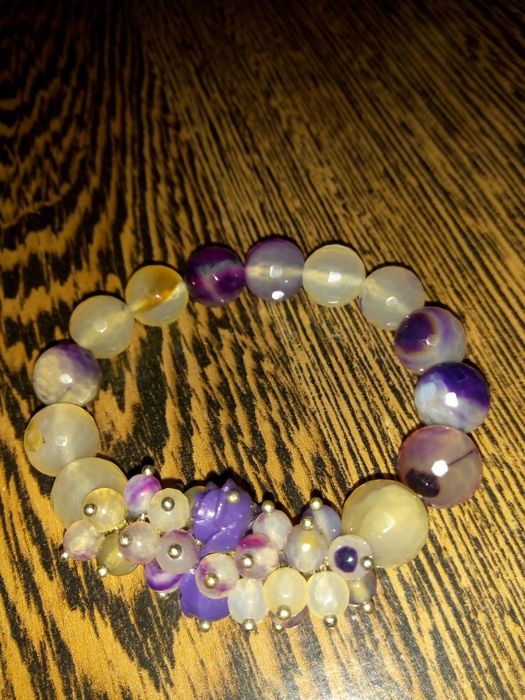 Гривни от чист седеф/полускъпоценни камъни/цени в описанието