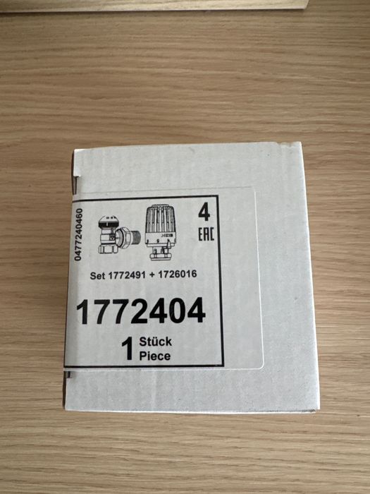 Robinet HERZ cu cap termostatic cod 1772404