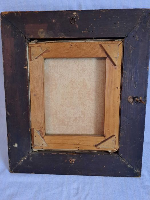 tablou pictura pe panza 40/47 cm semnat Livia Frunza Lili