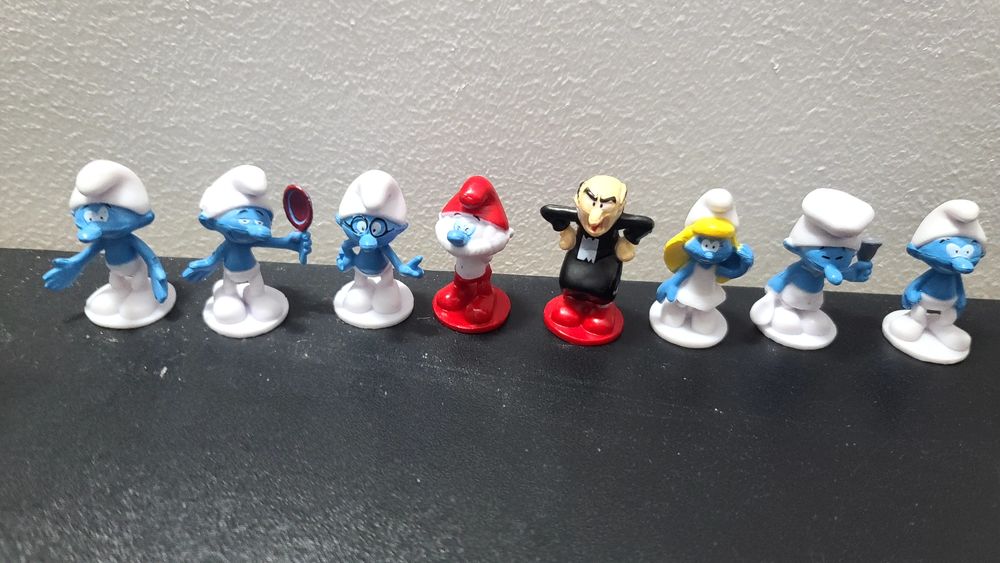 Set 20 strumfi Kaufland colectie completa