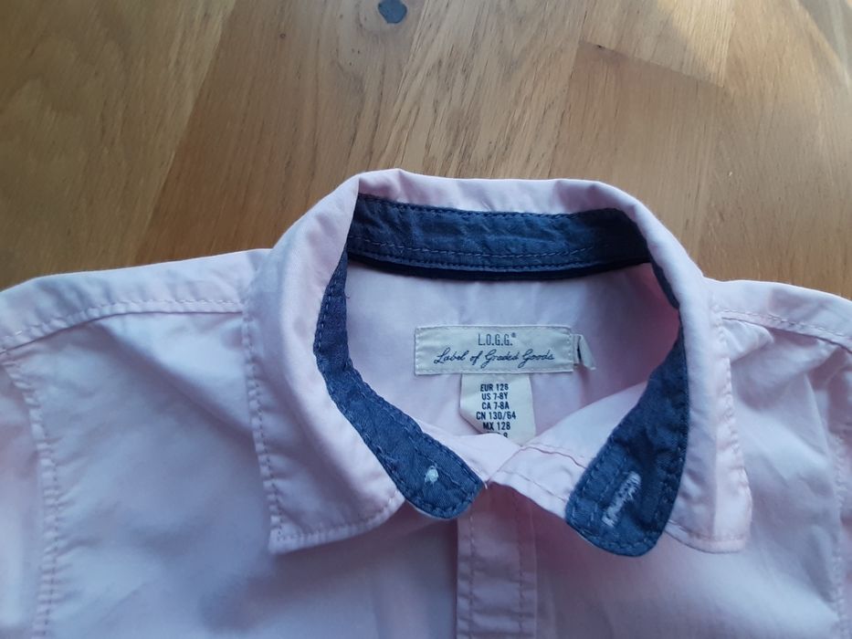 2 cămăși elegante H&M, baieti 7-8 ani