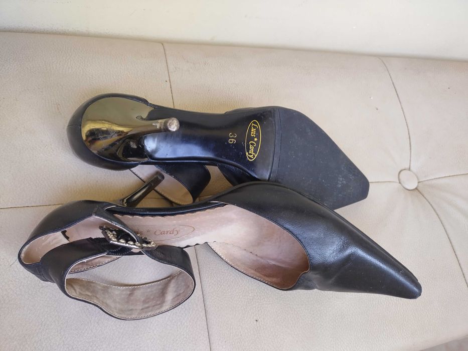 Обувки с ток Luis Cardy естествена кожа