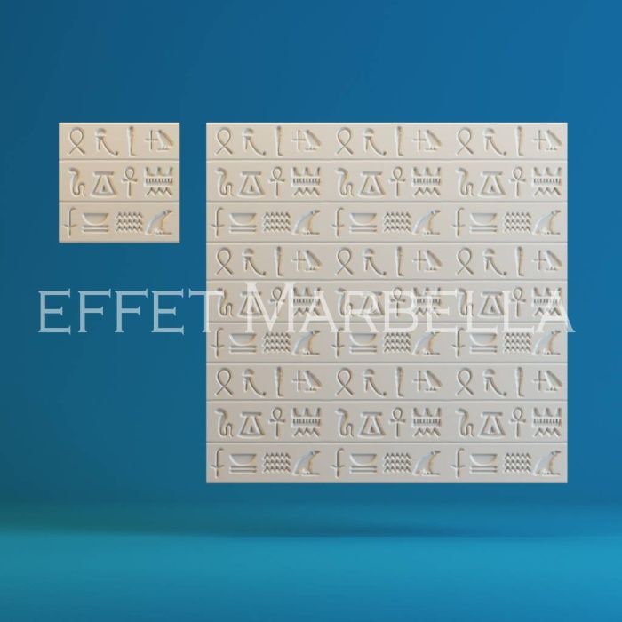 3D гипсови панели, облоцовки за стени, облицовъчен камък, пана 0135