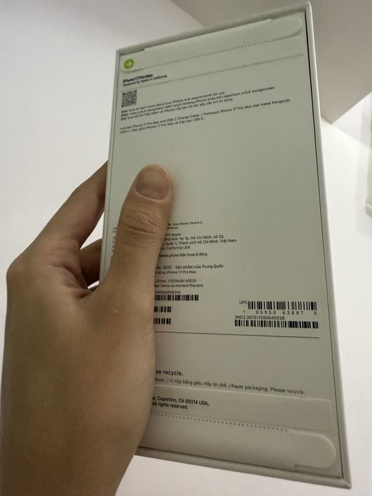 Iphone 17 Pro Max 1TB