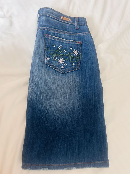 Fusta scurta denim 38