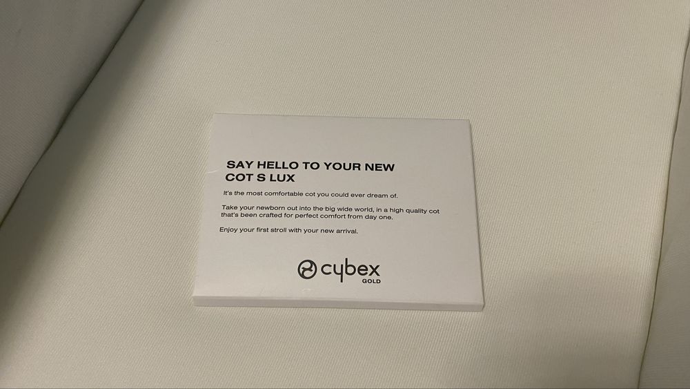 Кош за новородено Cybex Cot S Lux, Lava Grey, плюс подарък