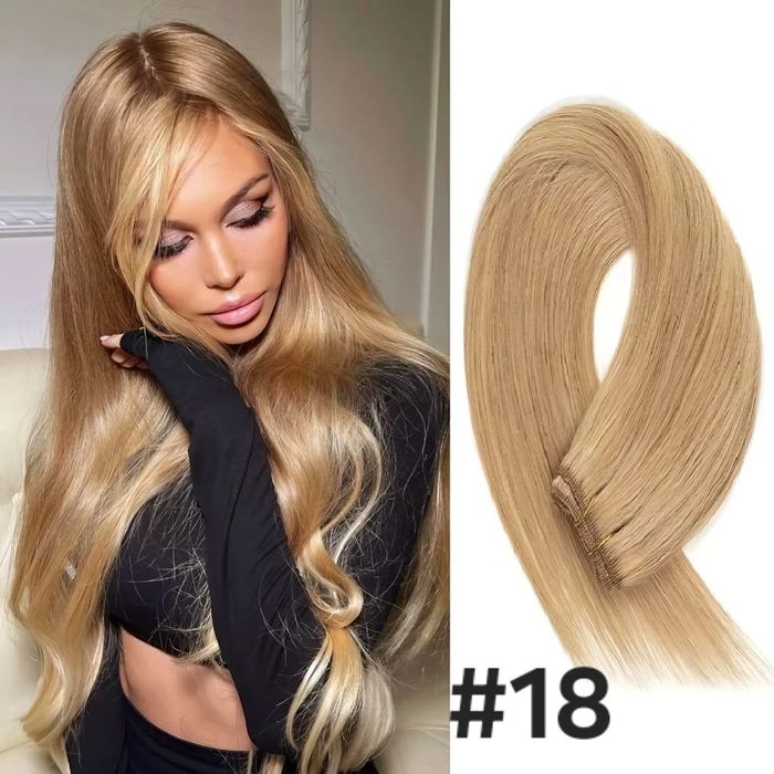 Висококачествена естествена коса 100 гр