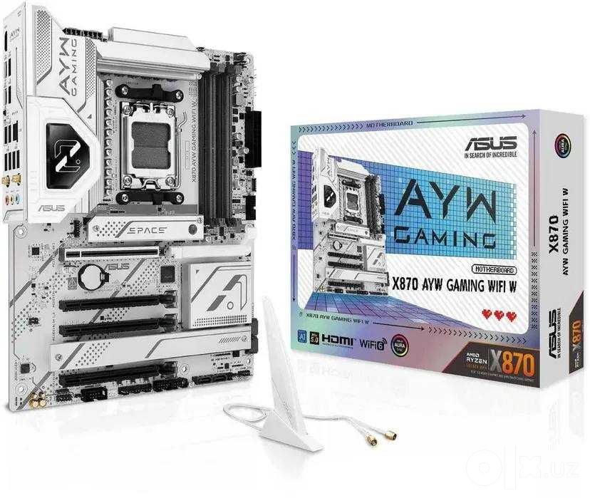 Продается мат. плата новая Asus X870 AYW Gaming WiFi W