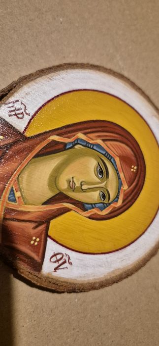 Icoană Maica Domnului pe lemn