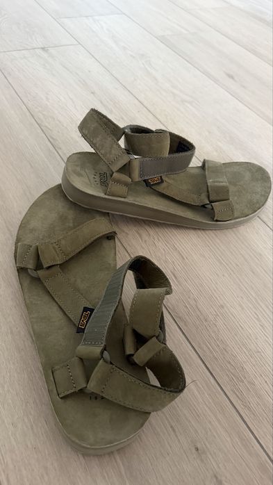 Sandale barbatesti din piele intoarsa