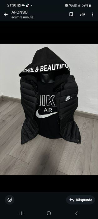 Vestă cu tricou nike