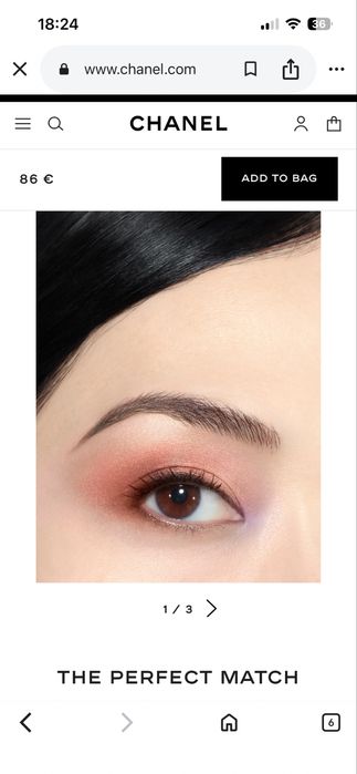 CHANEL Сенки и лак комплект