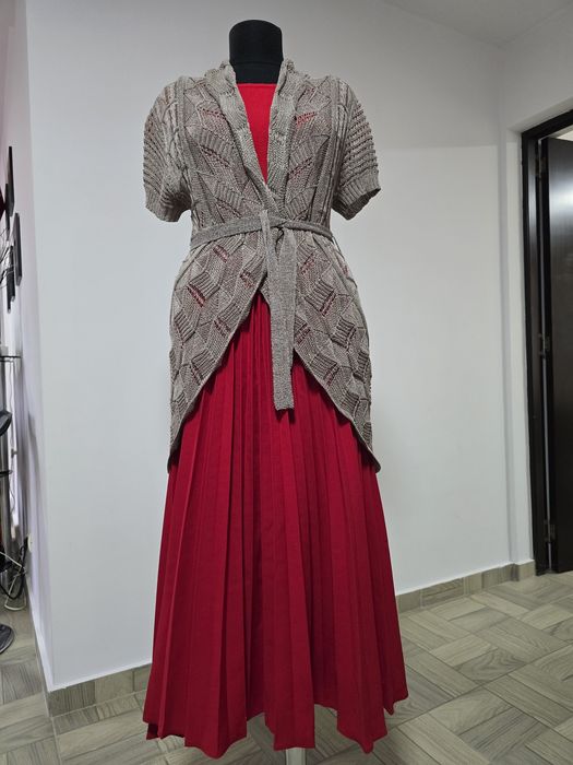 Cardigan cu cordon propriu cu model frumos pentru rochii, fuste, cămăși