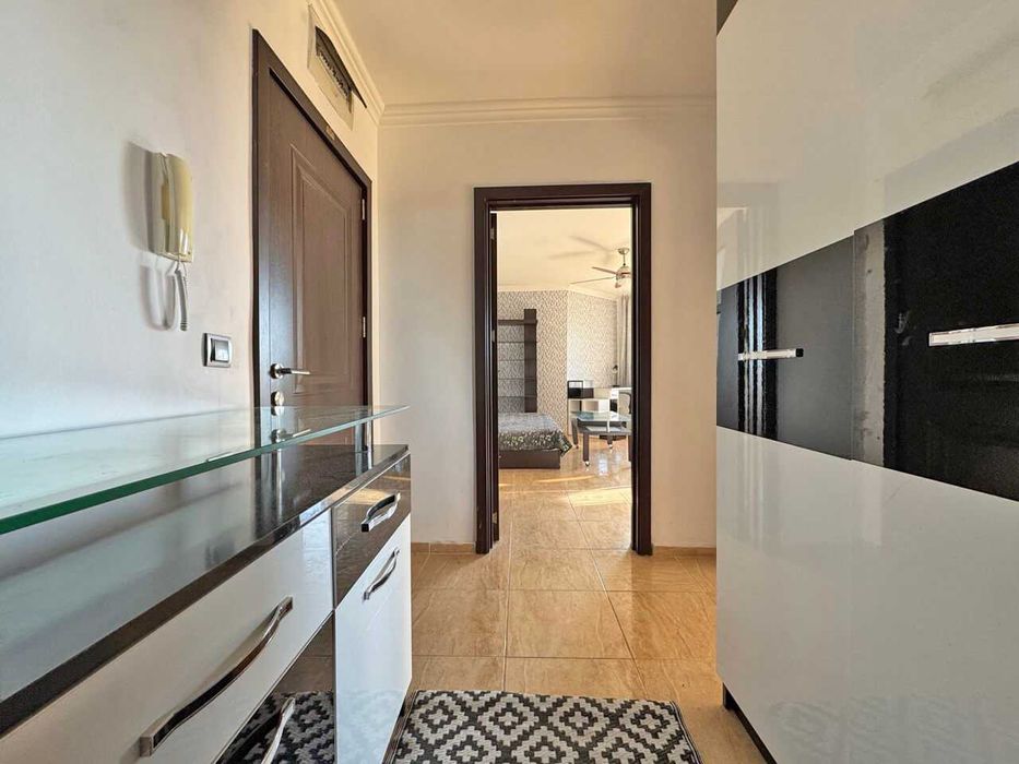 Обзаведен двустаен апартамент с гледка море, комплекс ”Антония”