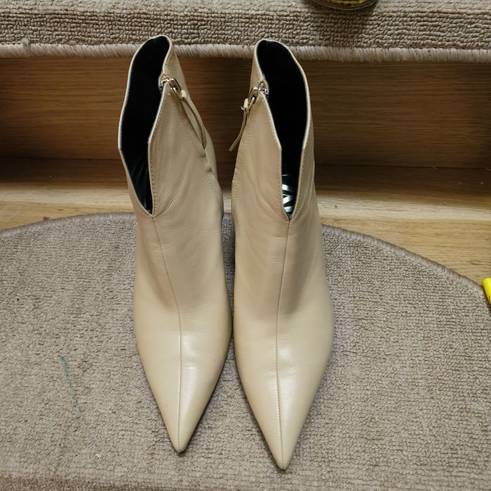 Botine piele Zara bej 37