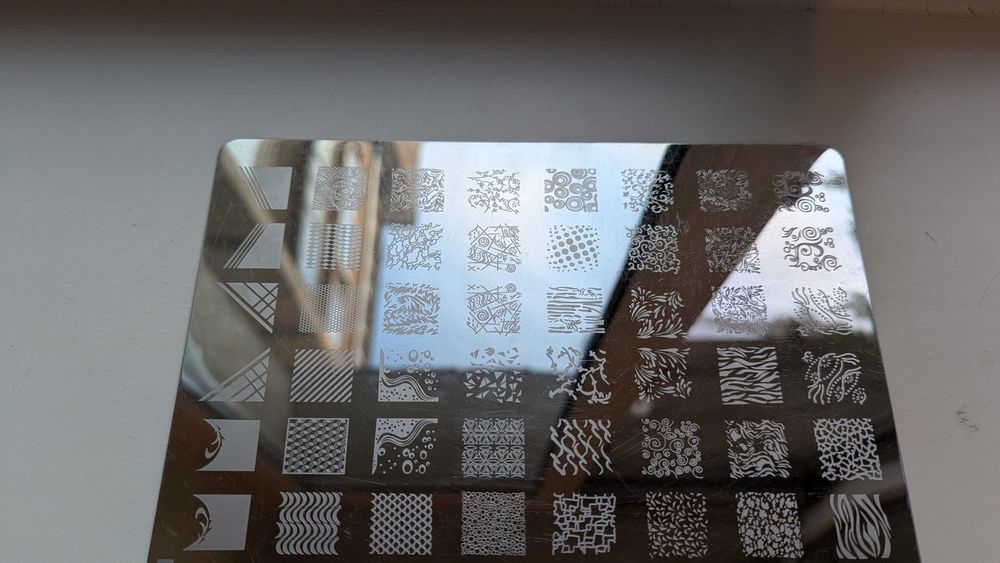 Трафарет металлический для стемпинга, пластины для дизайна ногтей