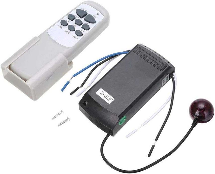 Универсално дистанционно за таванен вентилатор, с приемник, таймер