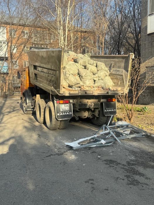 Услуги самосвала, КамАз, вывоз мусора