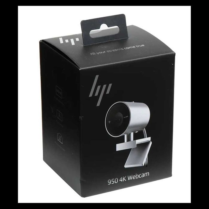 Нова HP 950 4K Webcam Уеб камера / 4K UHD / HDR / Auto Focus / AI Face Tracking