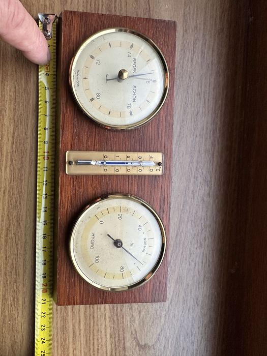 Barometru termometru higrometru Fisher GDR