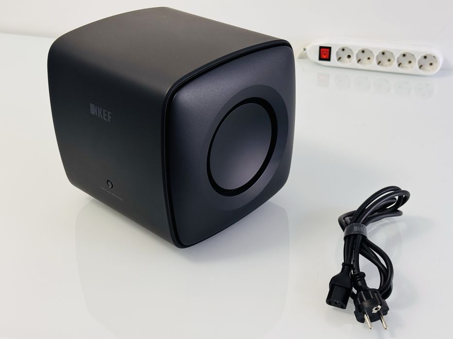 Subwoofer KEF KC62 Carbon Black-Impecabil,ca NOU, 1000W RMS,clasa D