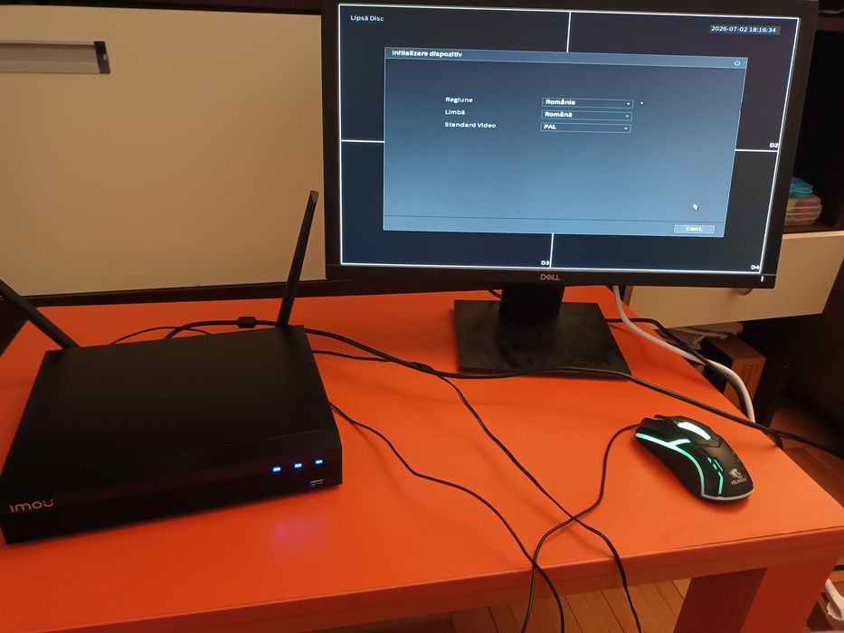Kit Complet Supraveghere Wi-Fi IMOU Dahua - 4 Camere + NVR + 4 Alimentatoare NOI - Gata de Montaj