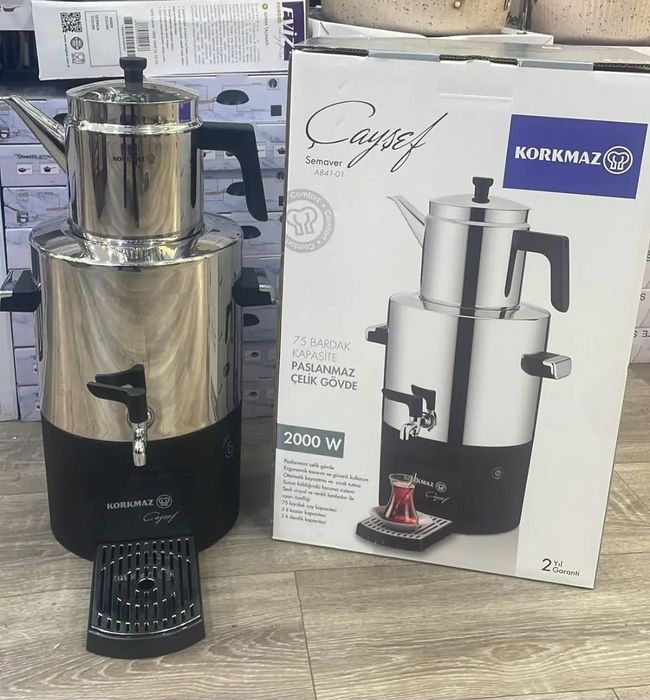 Электрический самовар 5 л turkiya korkmaz