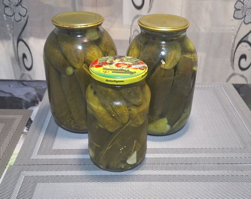 Соленья Огурцы 1-2 литра
