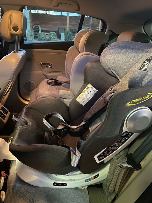 Scaun Auto Rotativ pentru Copii, isofix, 3 Grupe de Greutate 0-36 kg