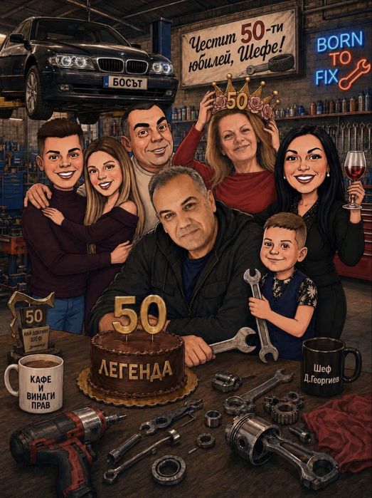 Карикатури по ваш дизайн!