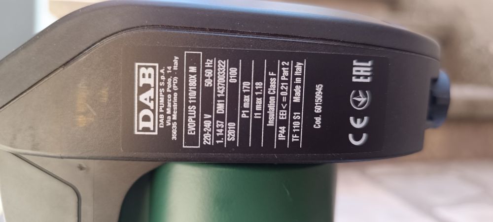 Циркулационна помпа за парно DAB Evoplus 60/180