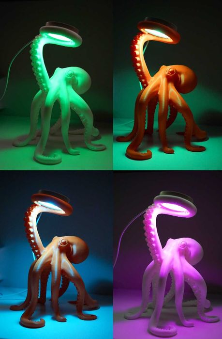 Lampa/veioza in forma de caracatita