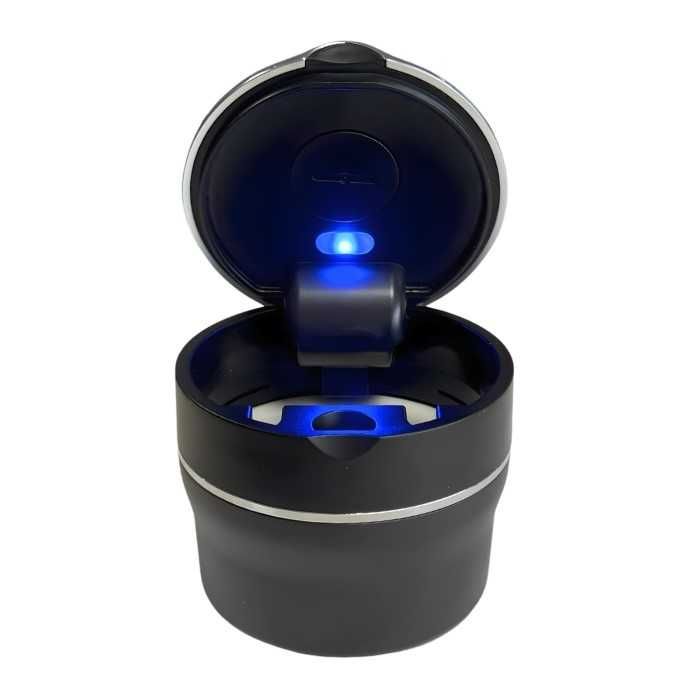 Пепелник за автомобил-LED осветление, 7x8см и 9x8см